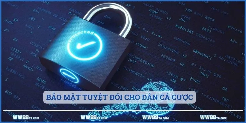 Bảo mật tuyệt đối cho dân cá cược