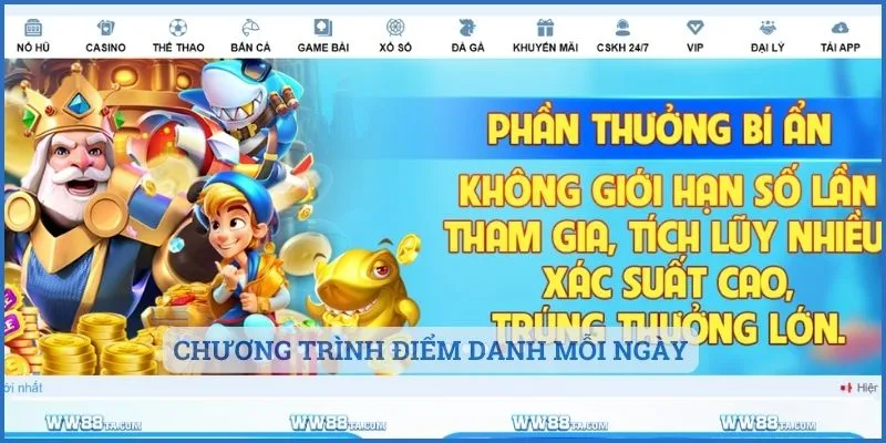 Chương trình điểm danh mỗi ngày